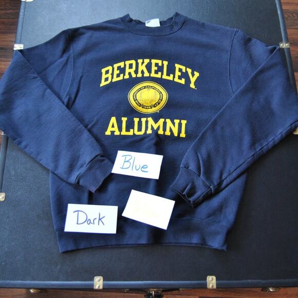 Berkley Alumni Small Blue & Yellow Champion Crewneck Sweater - Picture 10 of 10
